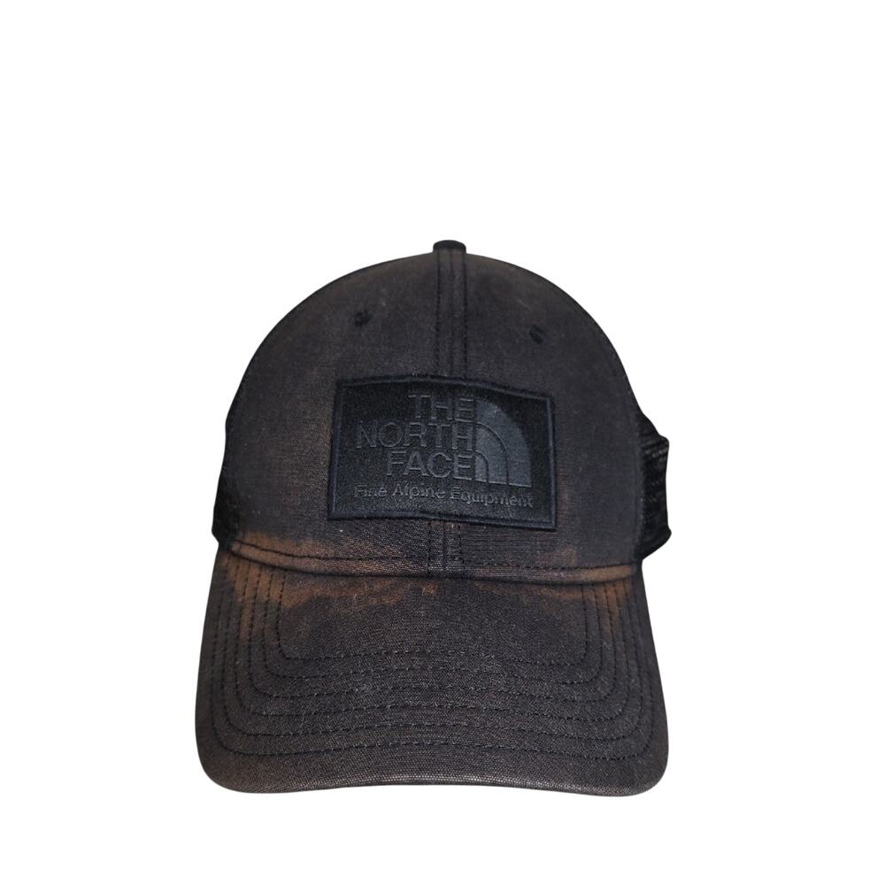 The North Face Black Distressed Mudder Trucker Hat Adult Adjustable